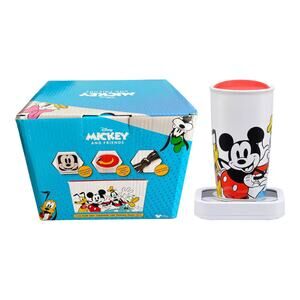 Disney Mickey and Friends Glass Top Travel Mug with Warmer